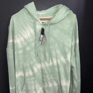 NWT: Green Tie-Dye Men's Hoodie